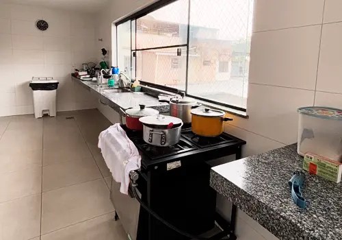 Cozinha do Residencial Dona Celeste