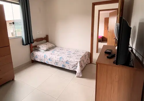 Quarto individual do Residencial Dona Celeste